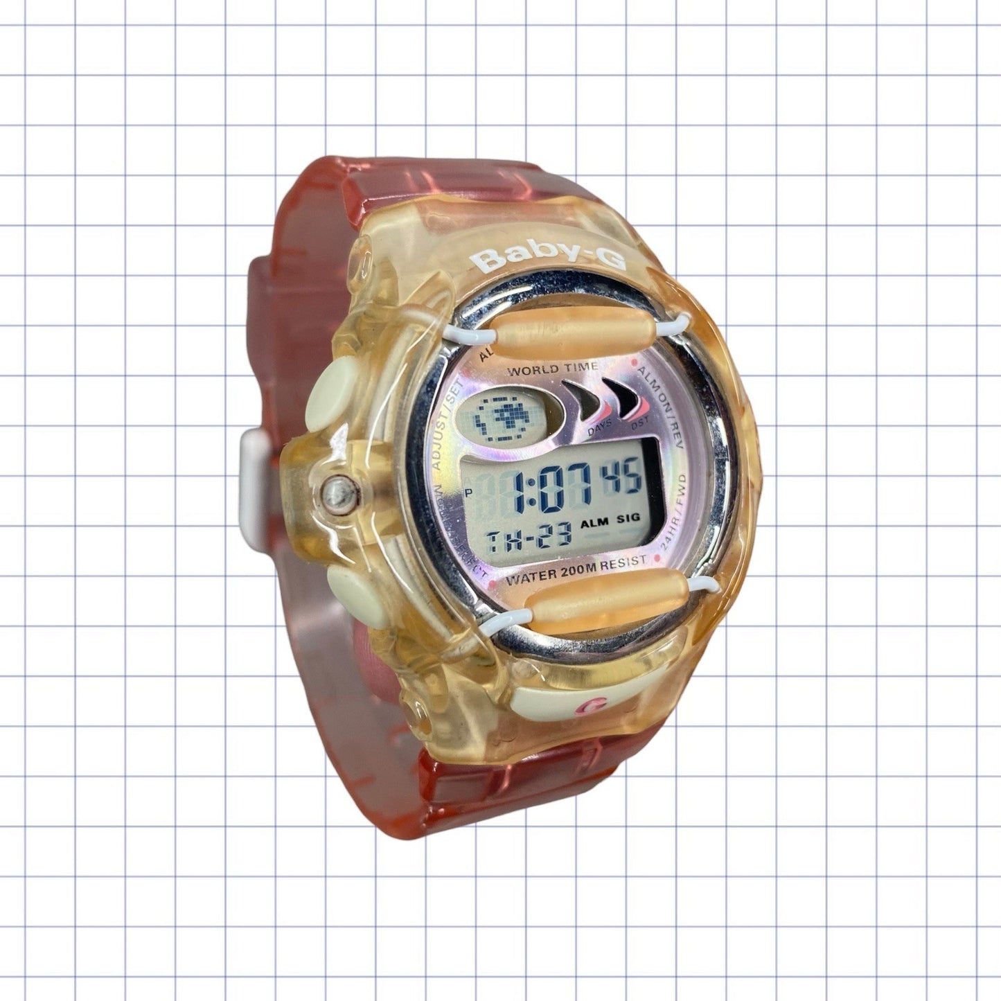 Boxed Casio baby G watch Translucent BG-169A