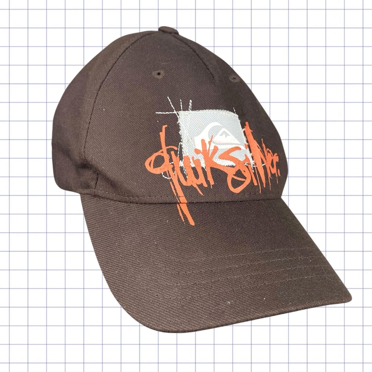 Quicksilver Logo & Spellout Flex Fit Cap