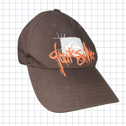 Quicksilver Logo & Spellout Flex Fit Cap