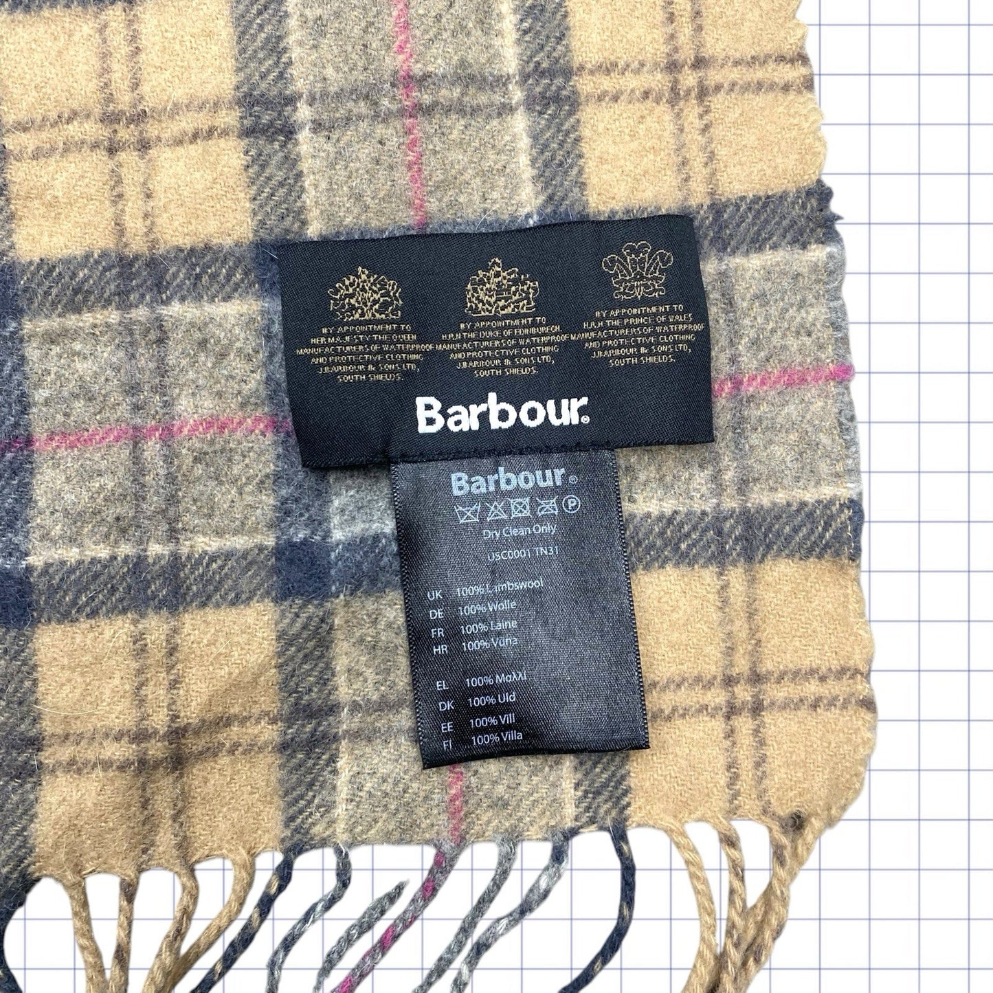 Barbour Tartan Lambswool Scarf