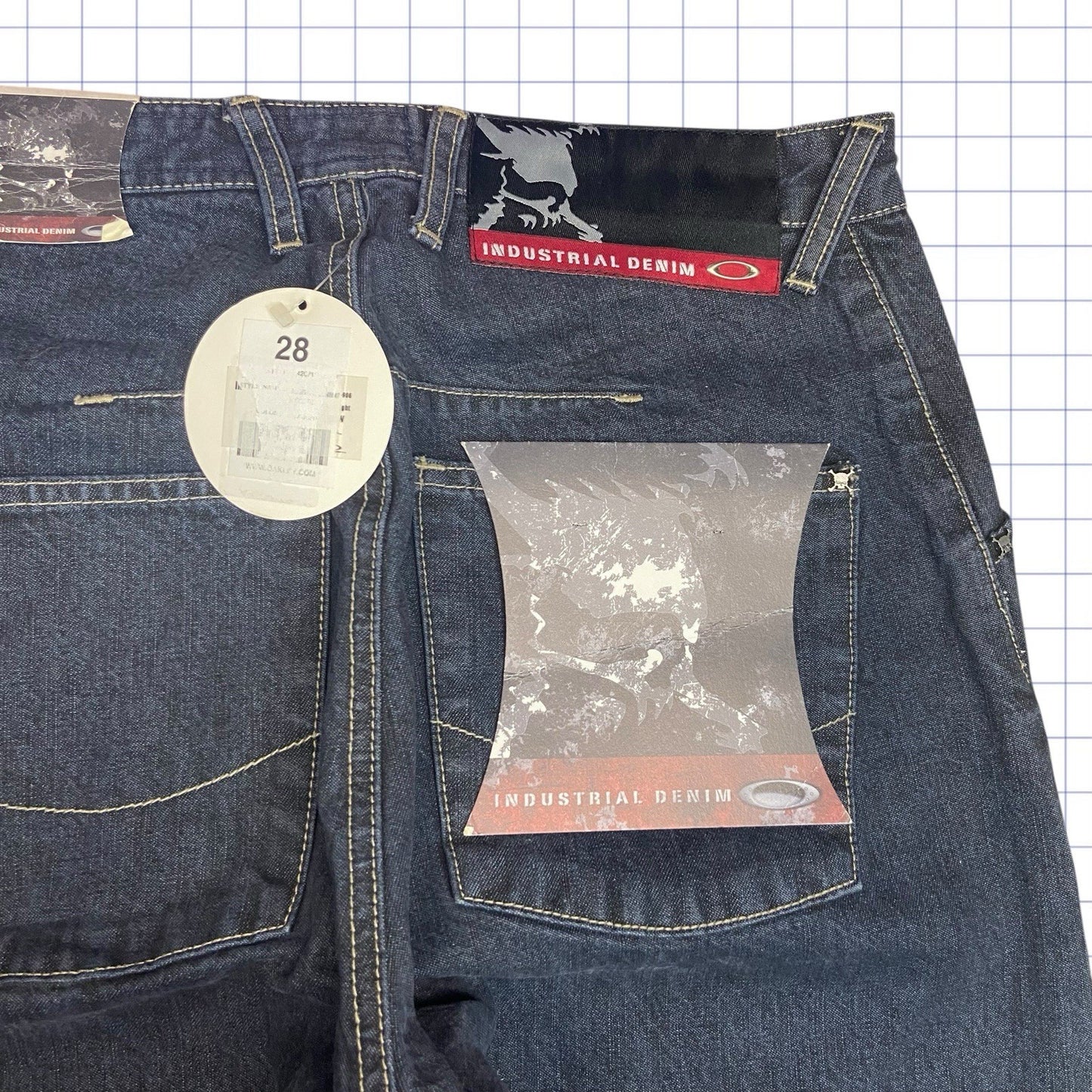 Deadstock Vintage Oakley Skull Jeans - 28W
