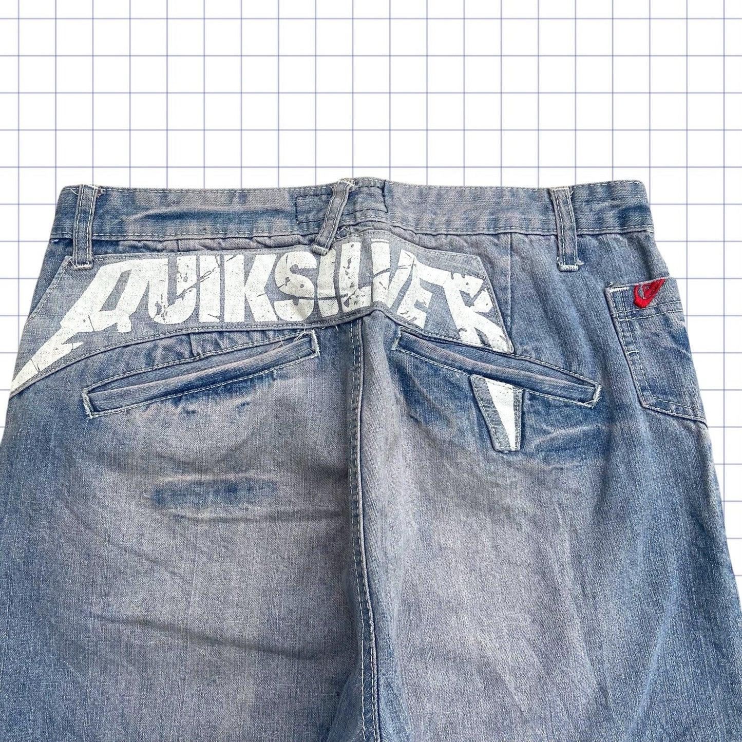 Vintage Quiksilver Spellout Jorts - 32W