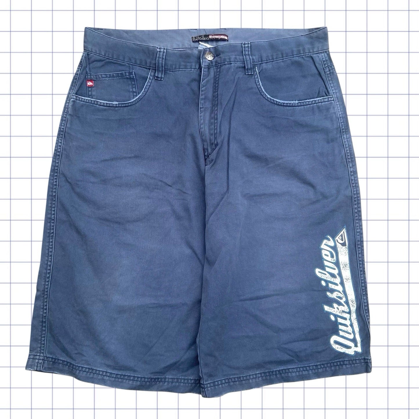 Vintage Quiksilver Spellout Jorts - 36W