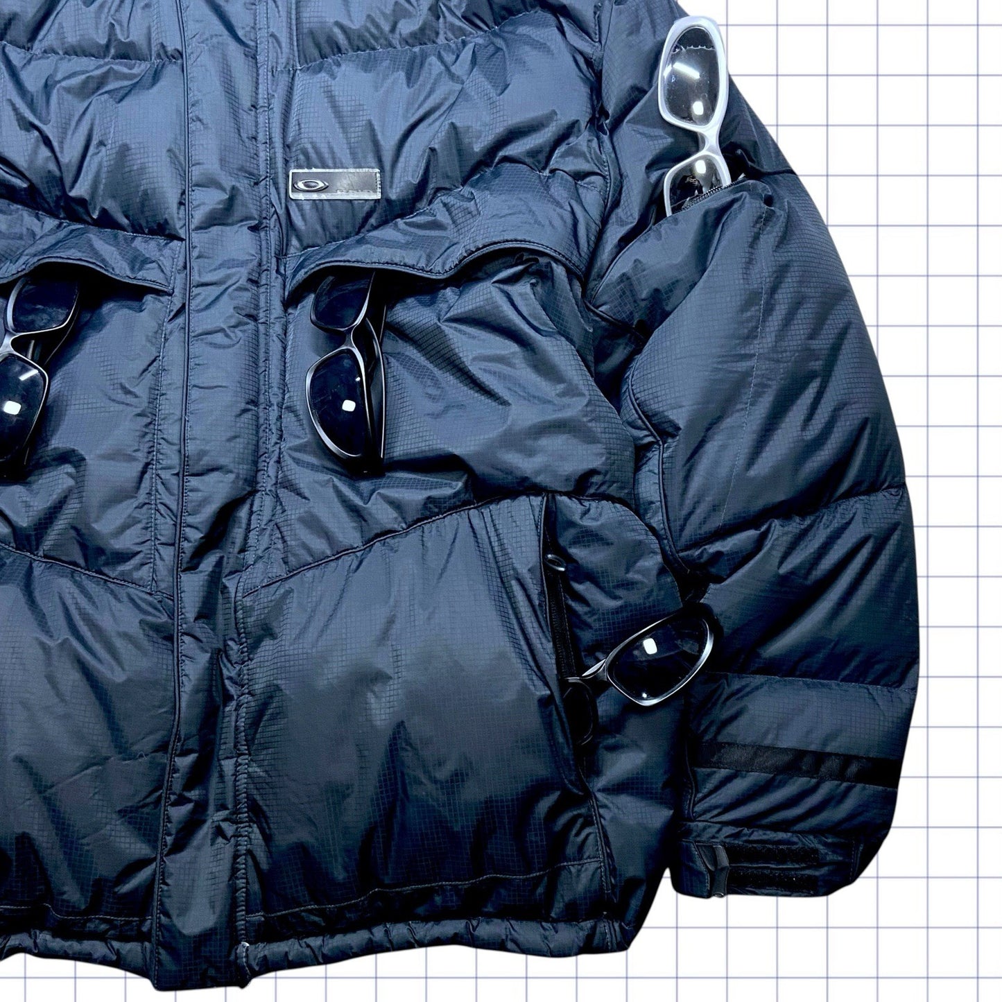 Vintage Oakley Software Down Fill Puffer Jacket - L