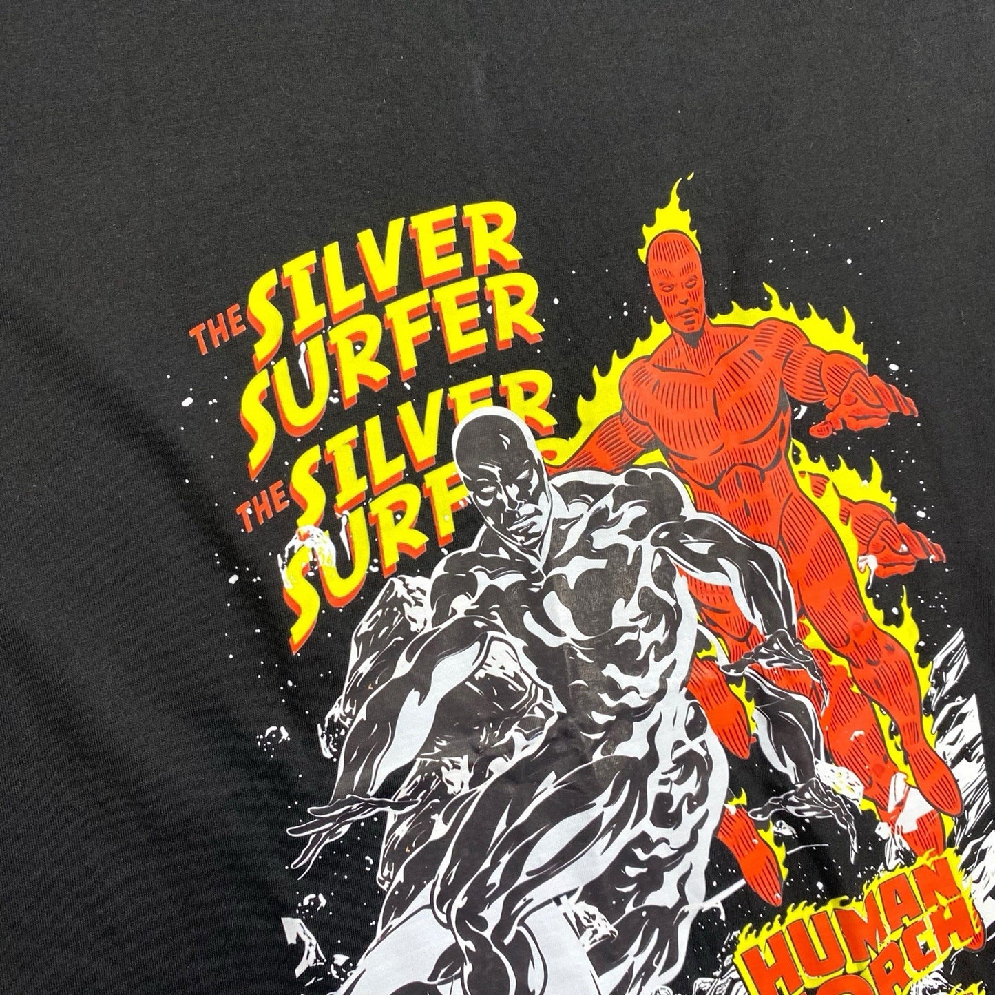 Marvel Human Torch & Silver surfer Tshirt - S/M