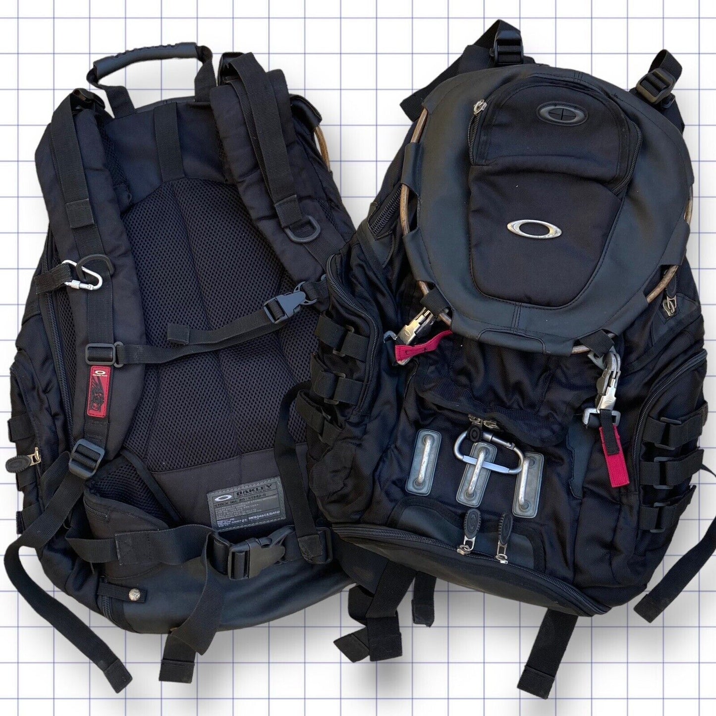 Vintage Stealth Black Tactical Field Oakley Backpack