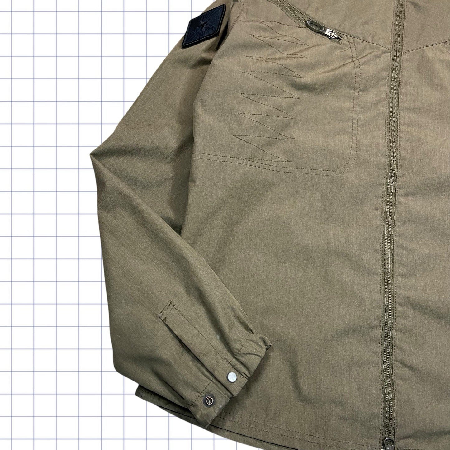 Vintage Oakley Military Double Zip Jacket - M