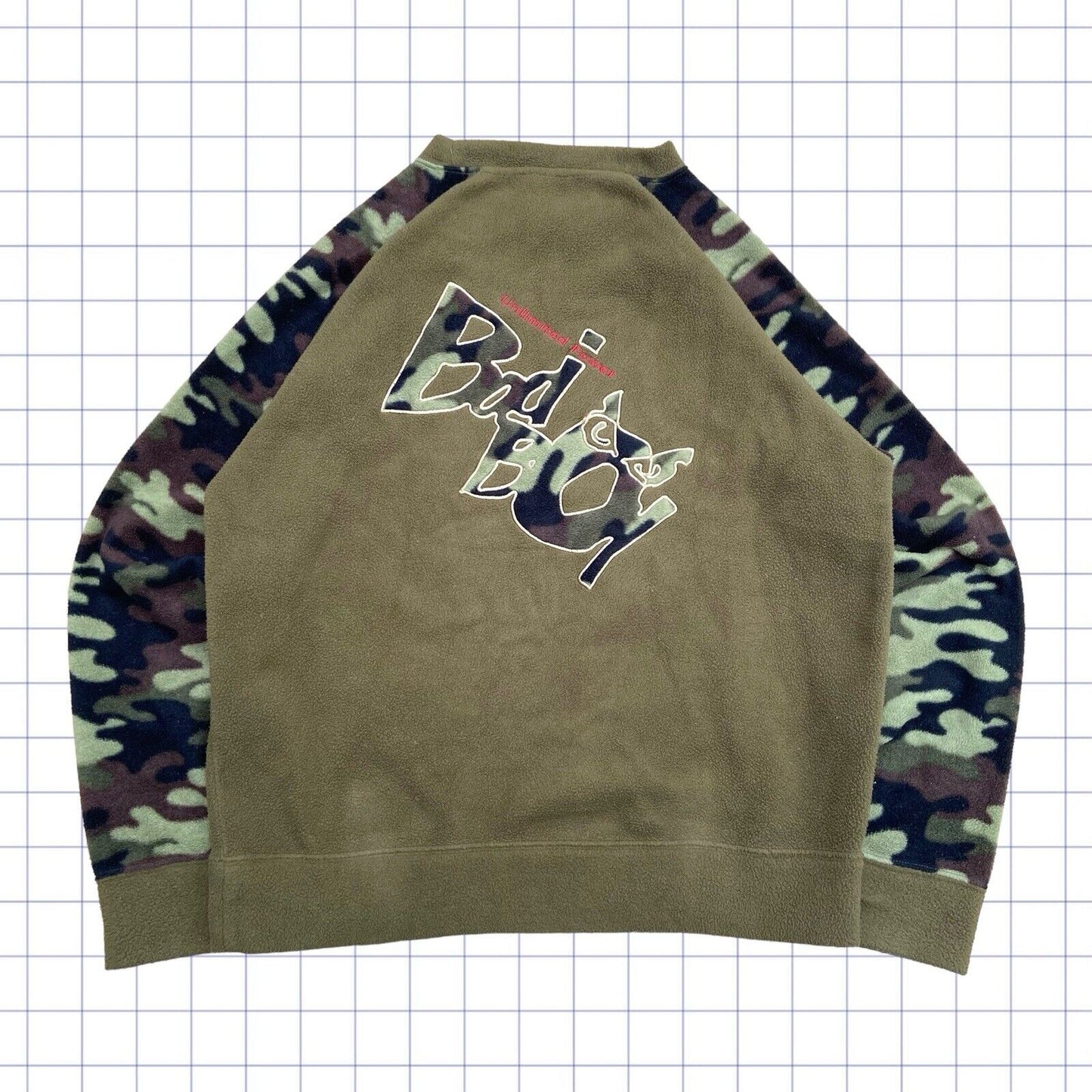 Vintage Bad Boy Camo Fleece - M