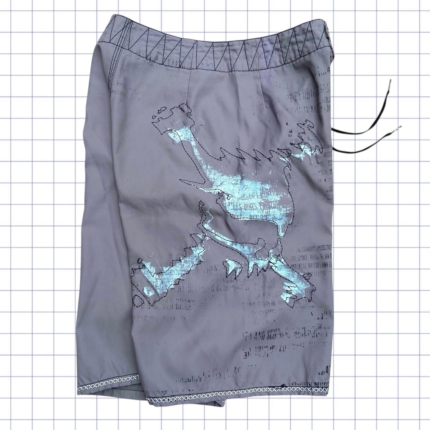 Vintage Oakley Skull Board Shorts – 30W