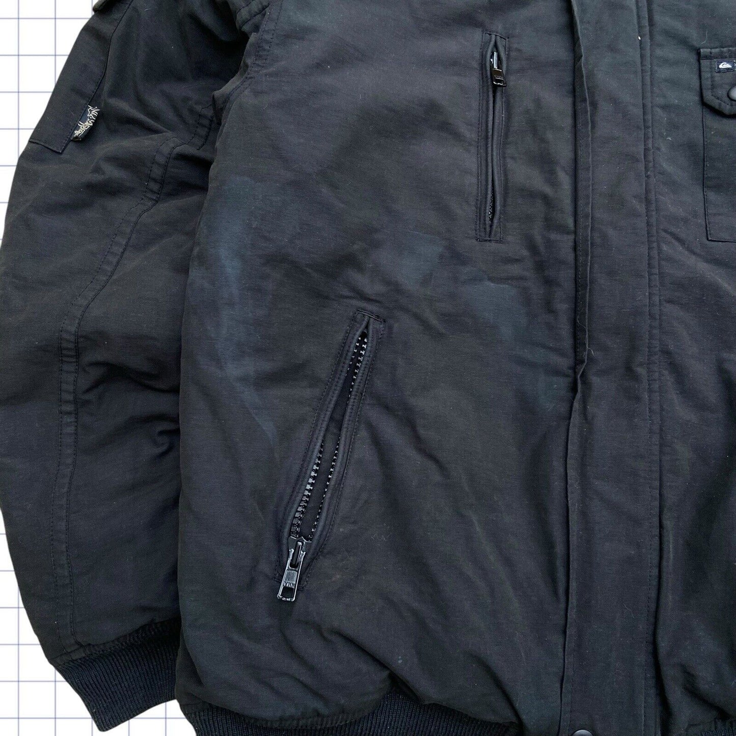 Mens Quiksilver Padded Bomber Jacket - M