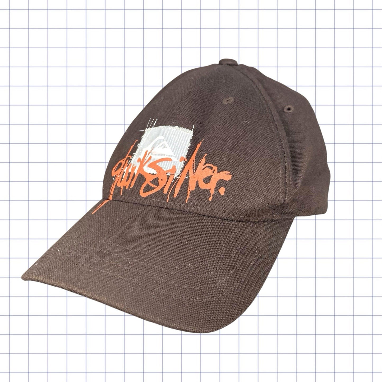Quicksilver Logo & Spellout Flex Fit Cap