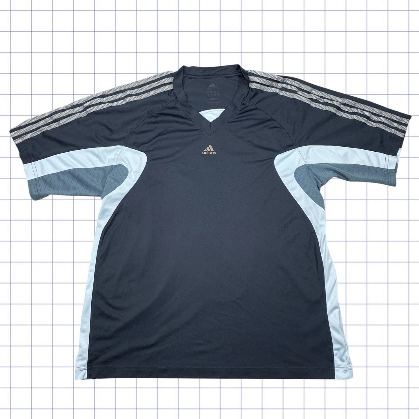 Vintage Adidas Sports Clima Cool Football Top - L