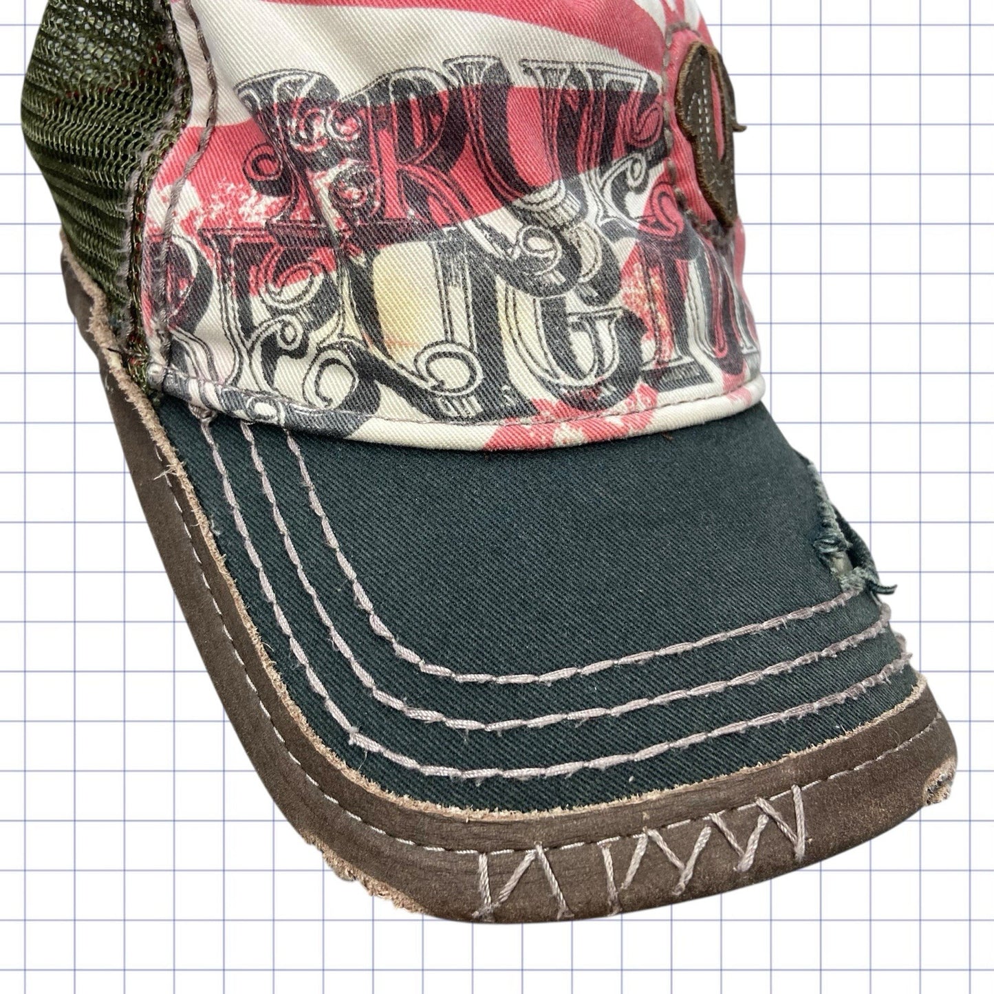 Distressed True Religion 00s Cap