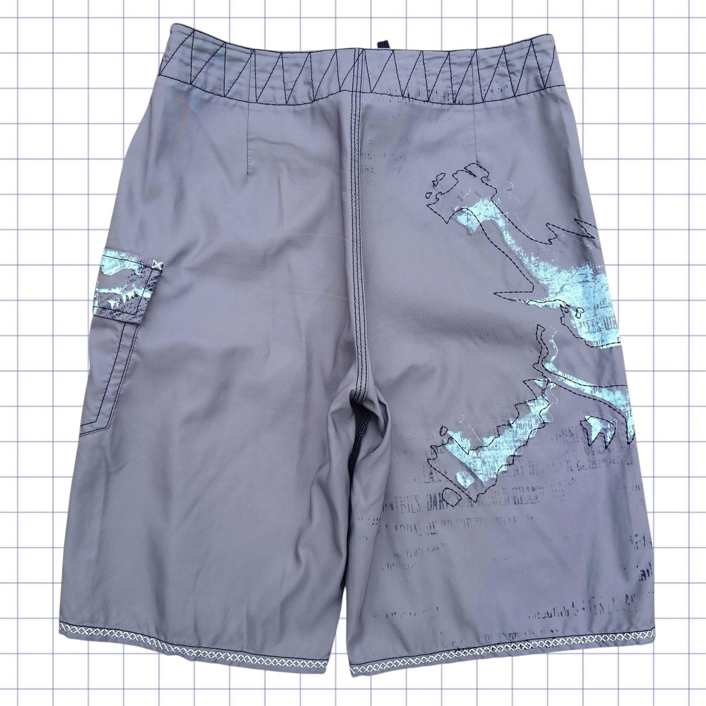 Vintage Oakley Skull Board Shorts – 30W