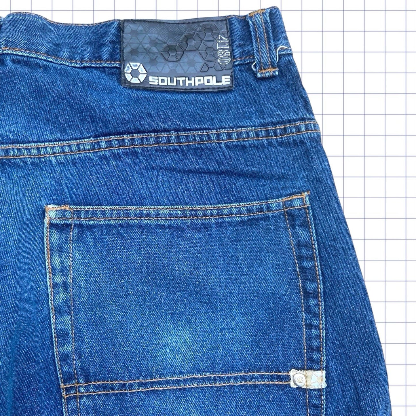 Y2K Southpole Yellow Tab Jorts - 36W