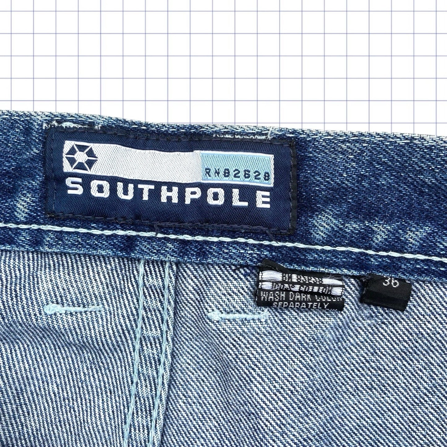 Vintage Southpole Spellout Jorts - 36W