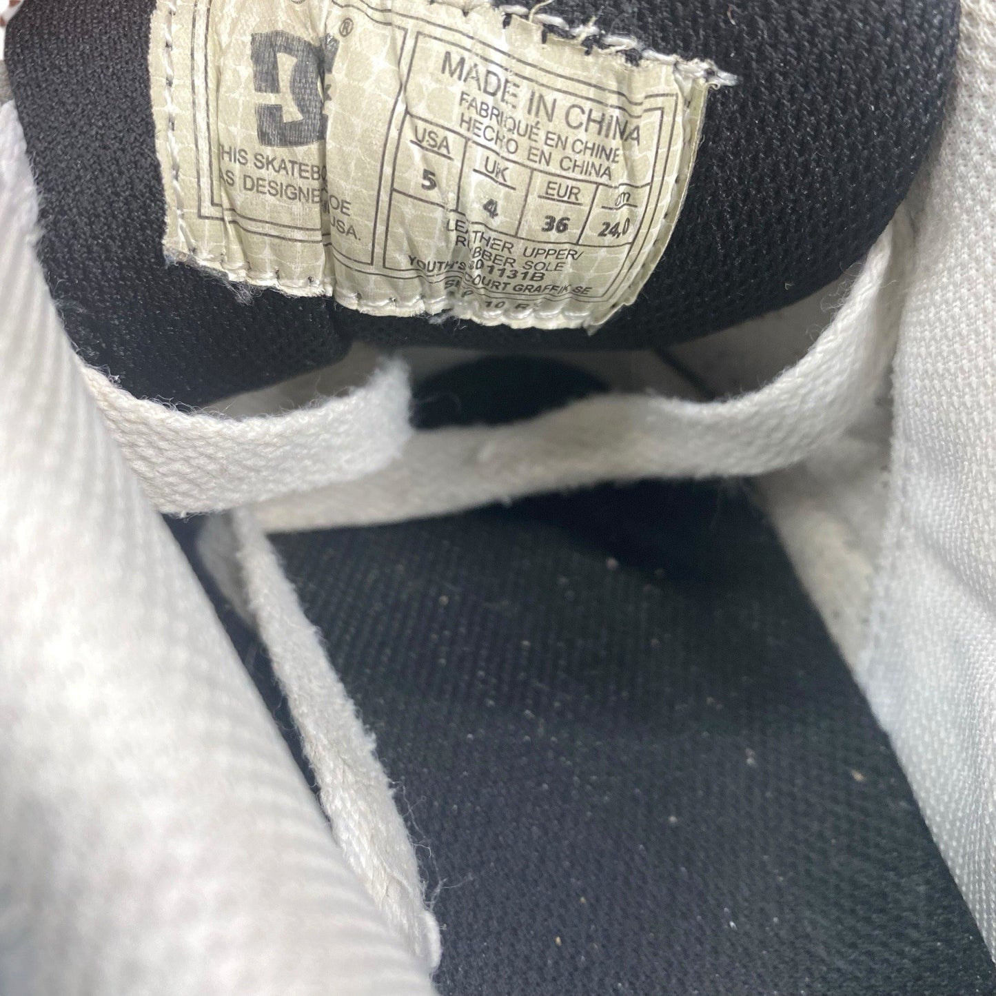 DC Court Graffik Chunky Trainers  - UK 4