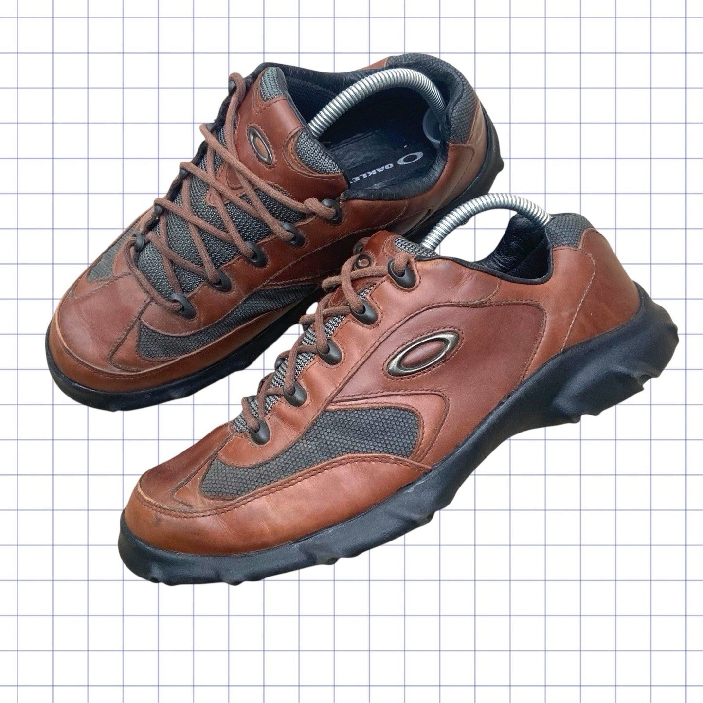 Rare Early 2000s Oakley  Leather Trainers - UK 9
