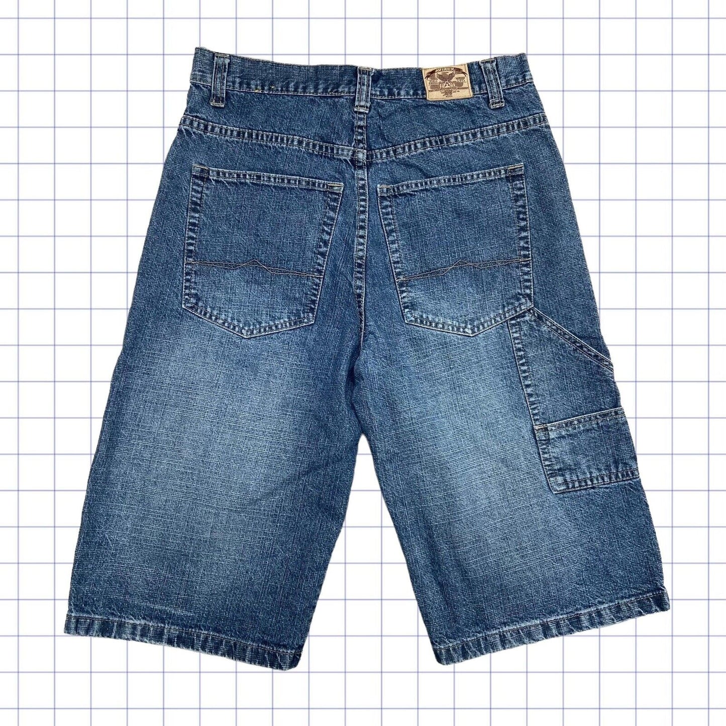 Vintage Avirex Spellout Jorts - 30W