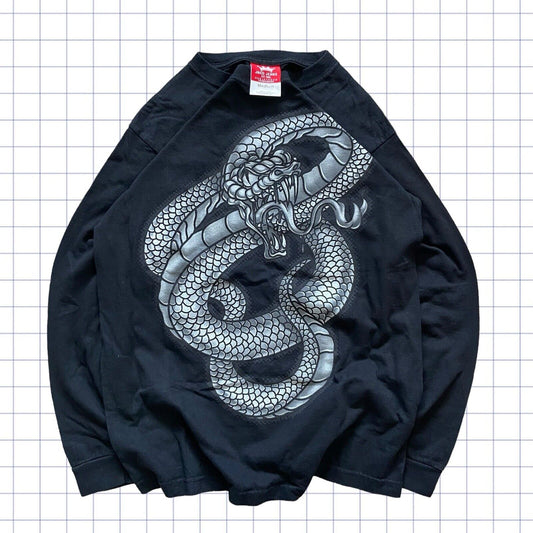 Vintage Jnco Rare Snake Graphic Long sleeve Tshirt - M/L