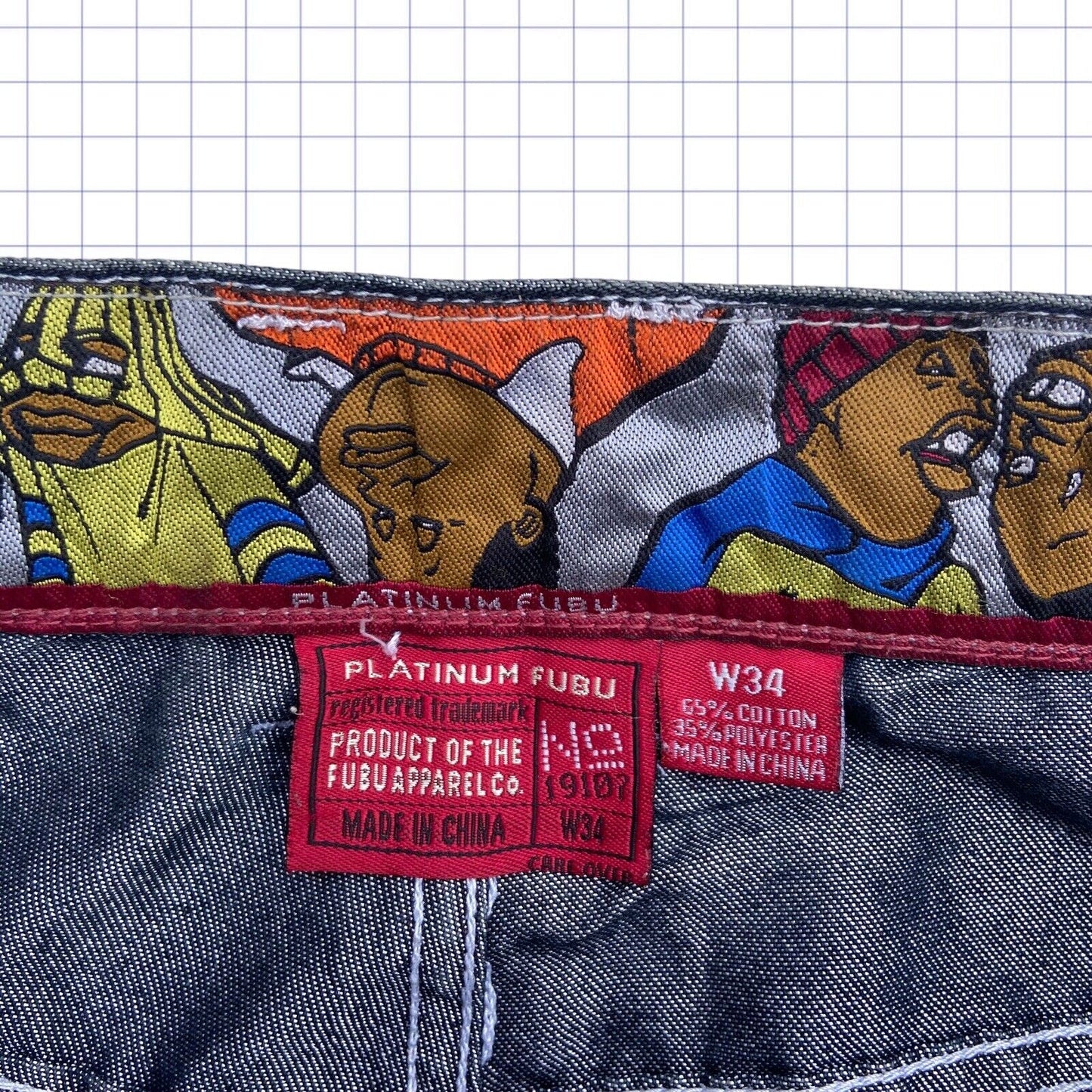 Platinum FUBU Jeans 32W 32L