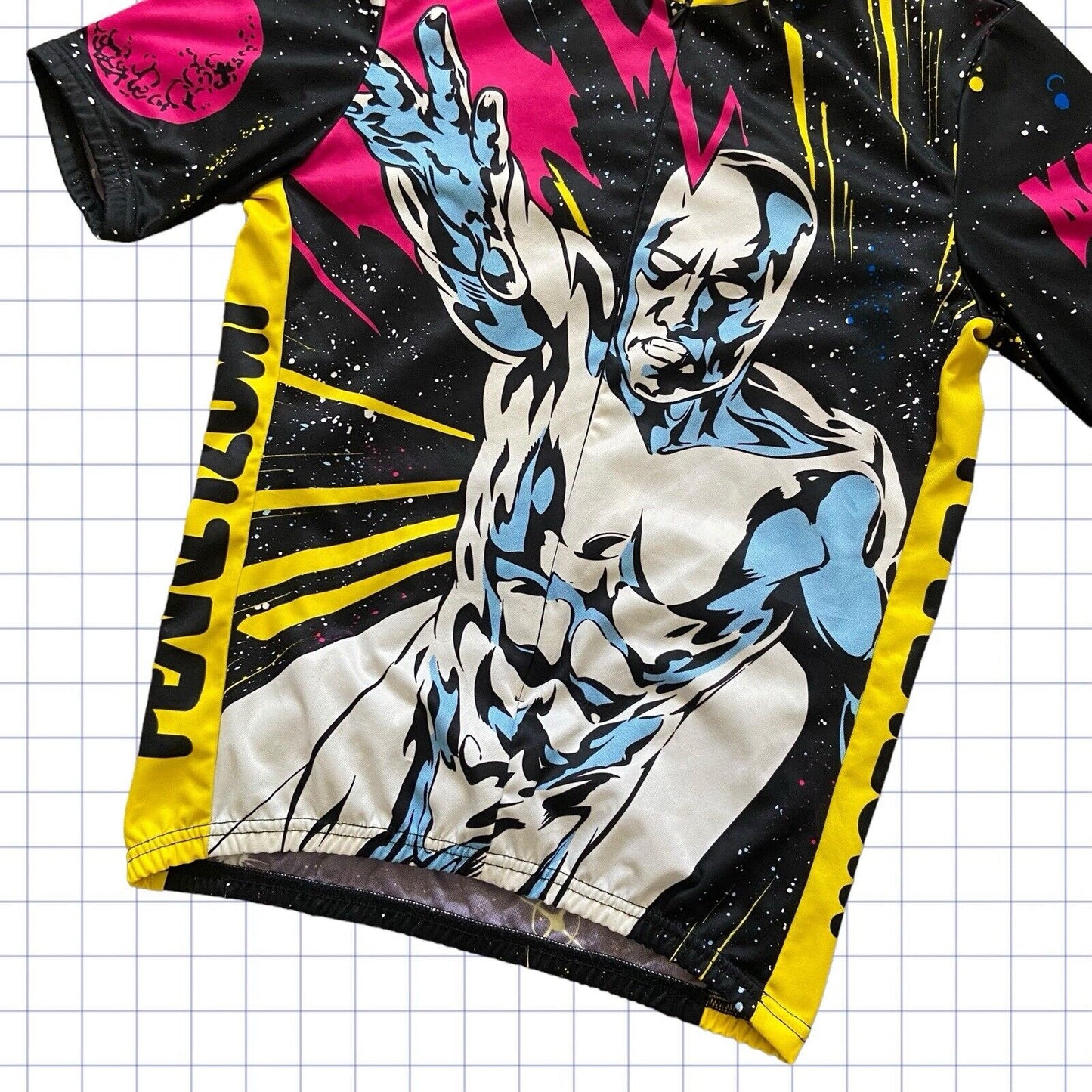 Vintage 1994 Silver Surfer Cycling Vest - M