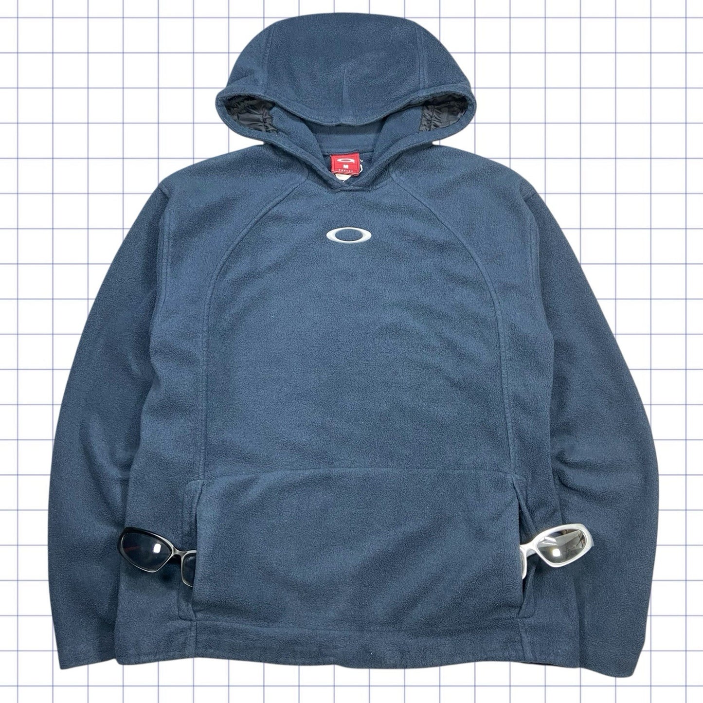 Vintage Oakley Software Hooded Fleece - M