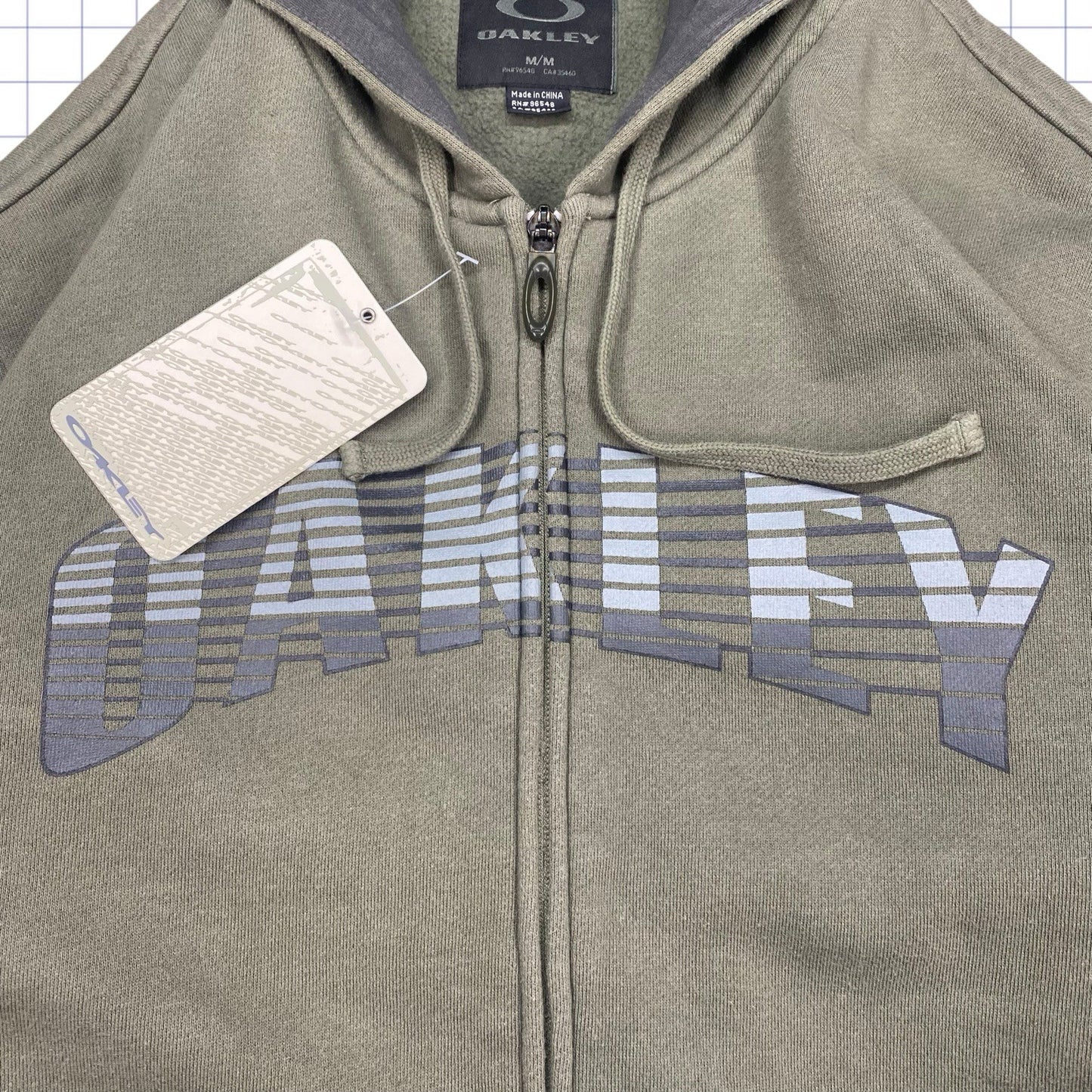Vintage Oakley Spellout Hoodie - M/L