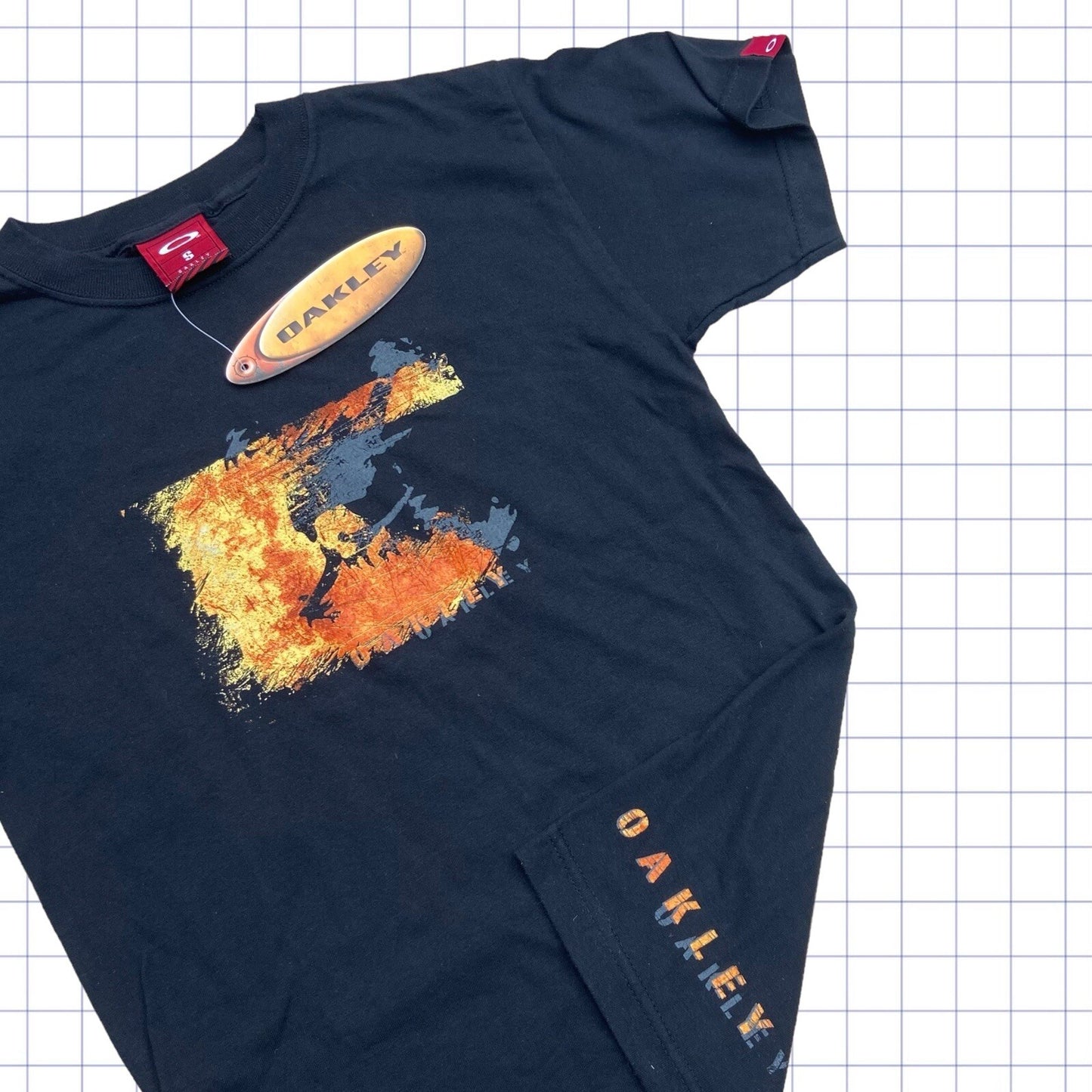 Vintage Oakley Software Skull Tshirt - S