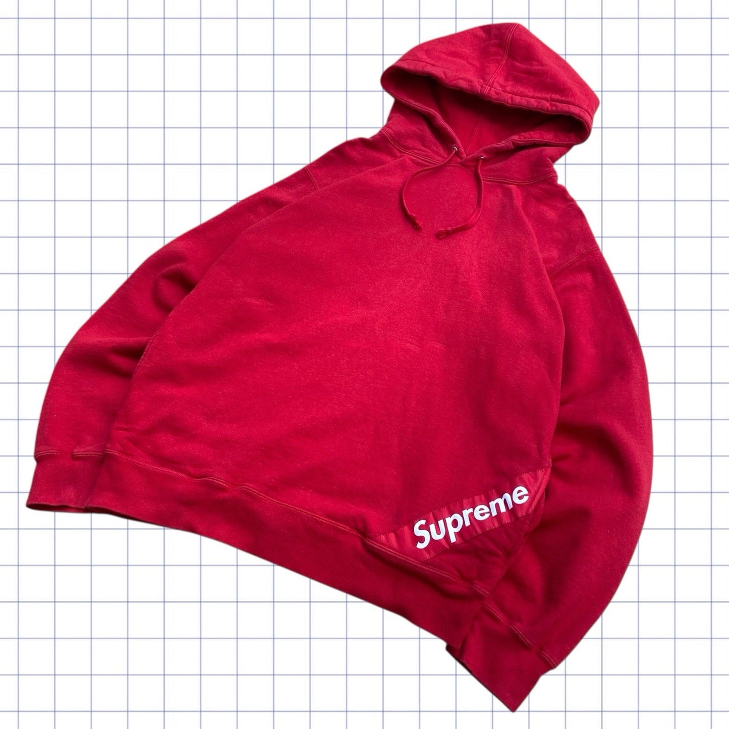 Supreme Corner Logo Hoodie - M