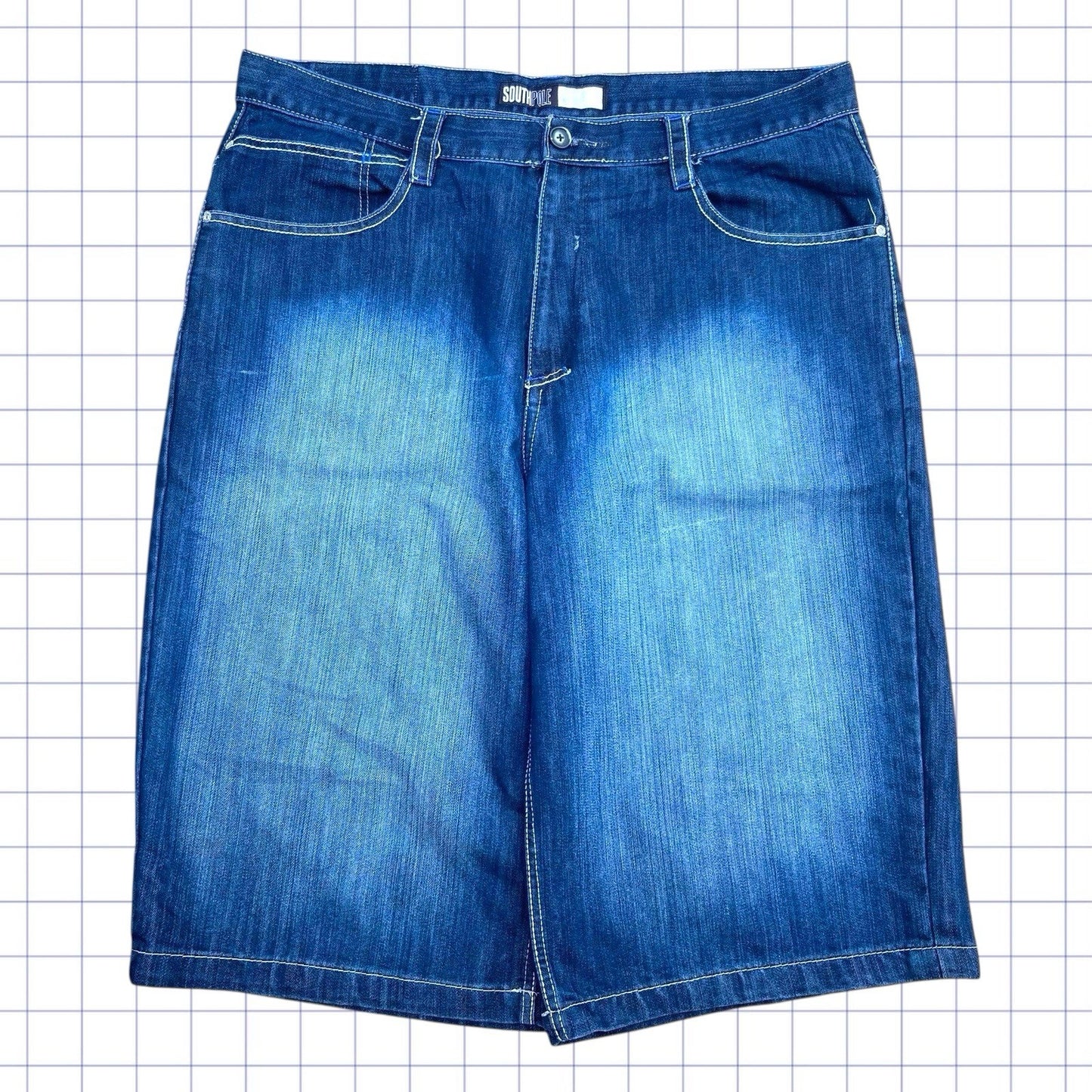 Vintage Southpole Back Pocket Graphic Jorts - 41W