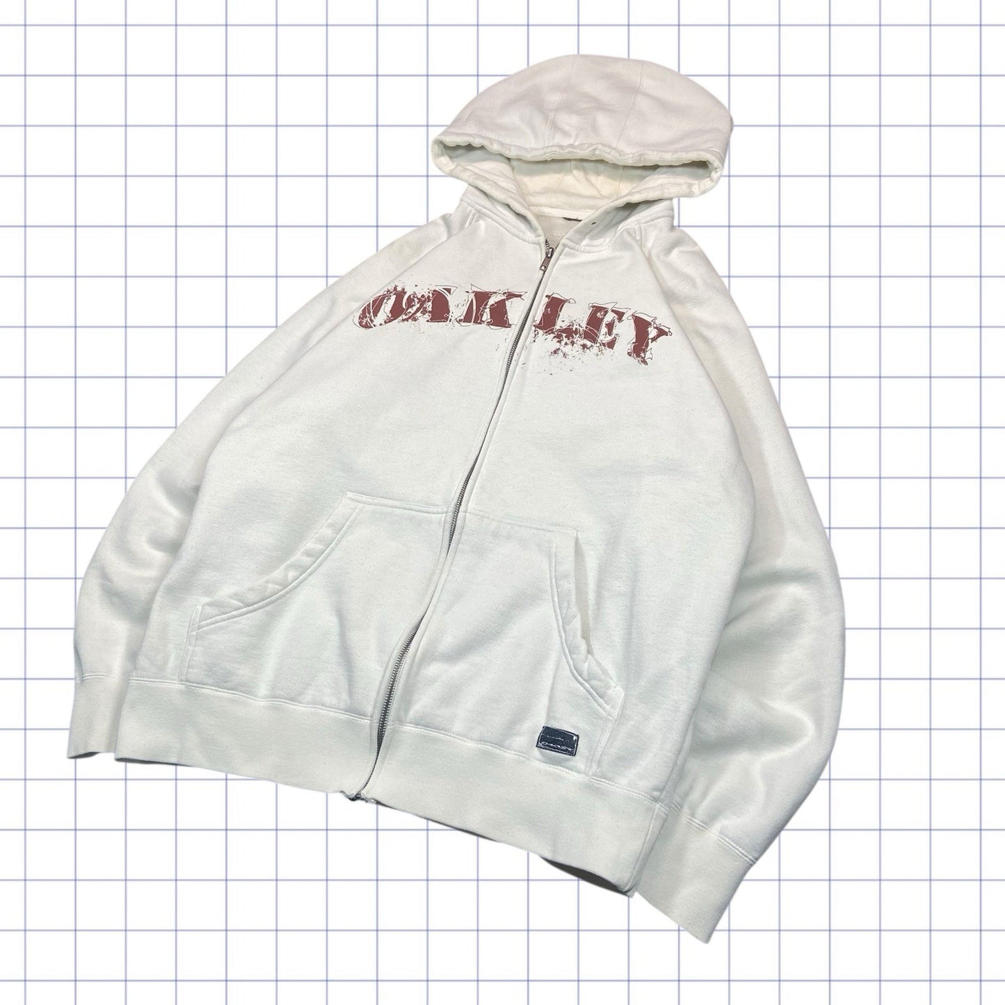 Moletom com capuz vintage Oakley com logo estampado - M