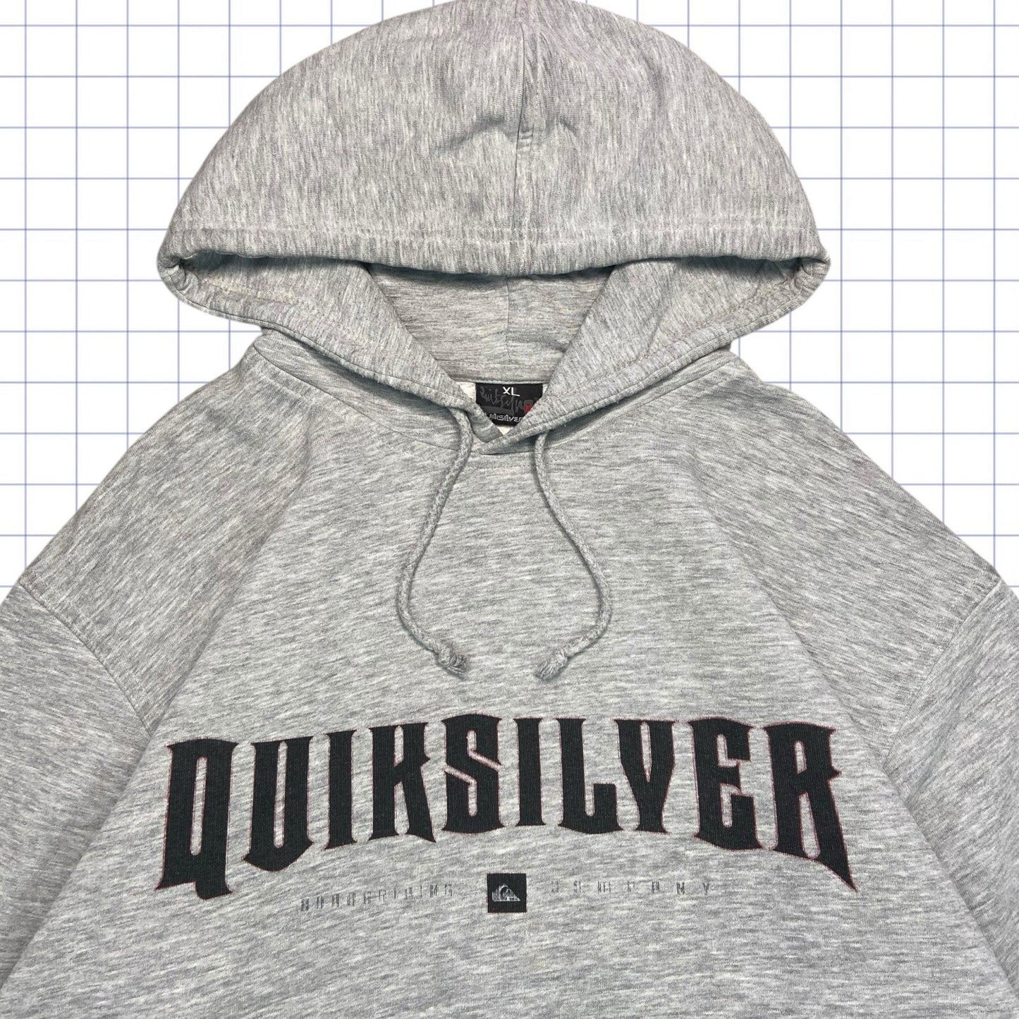 Vintage Quiksilver Spellout Hoodie - L/XL