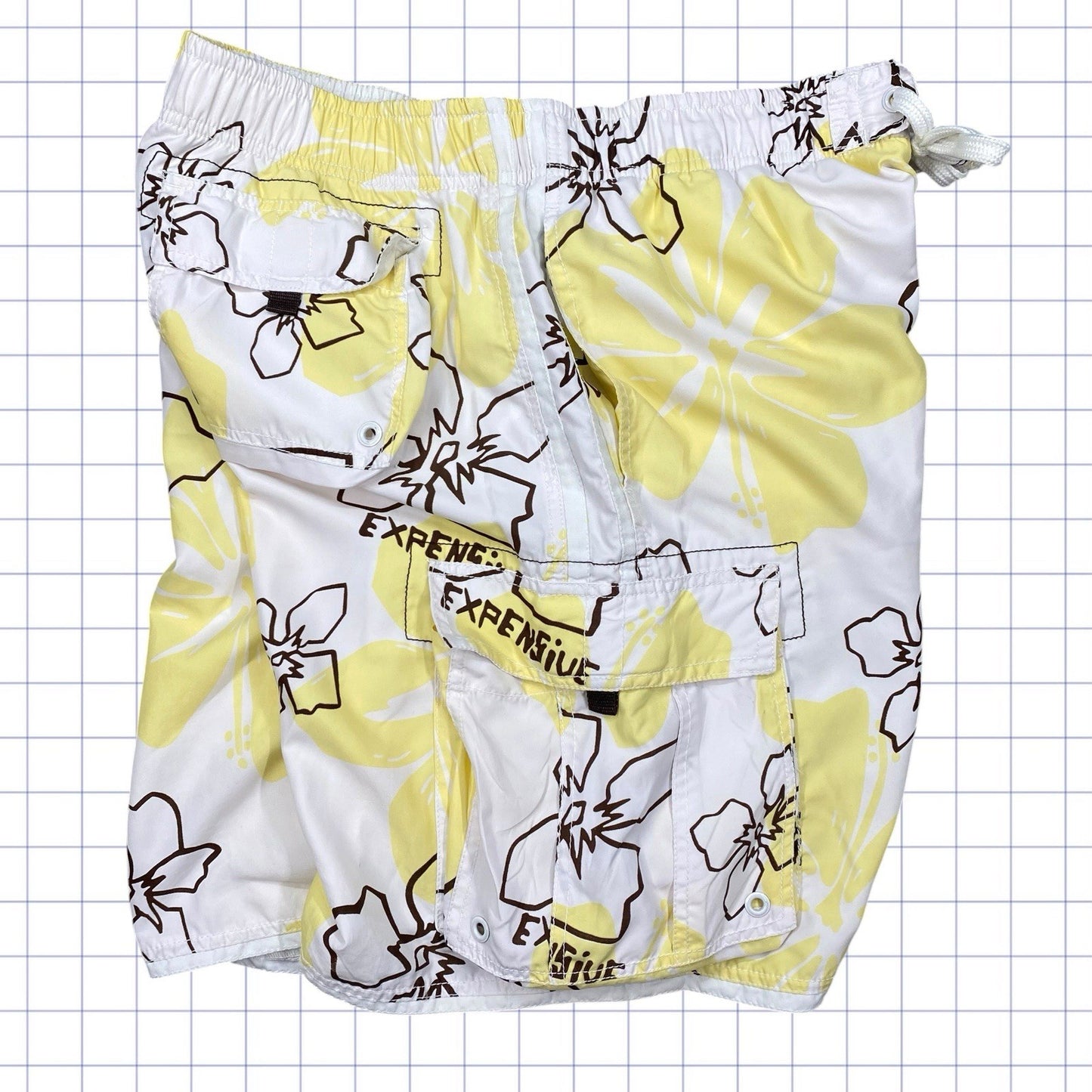 Y2K Flower Board Shorts - M