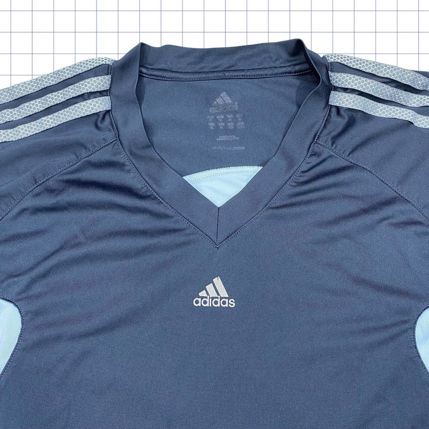 Vintage Adidas Sports Clima Cool Football Top - L
