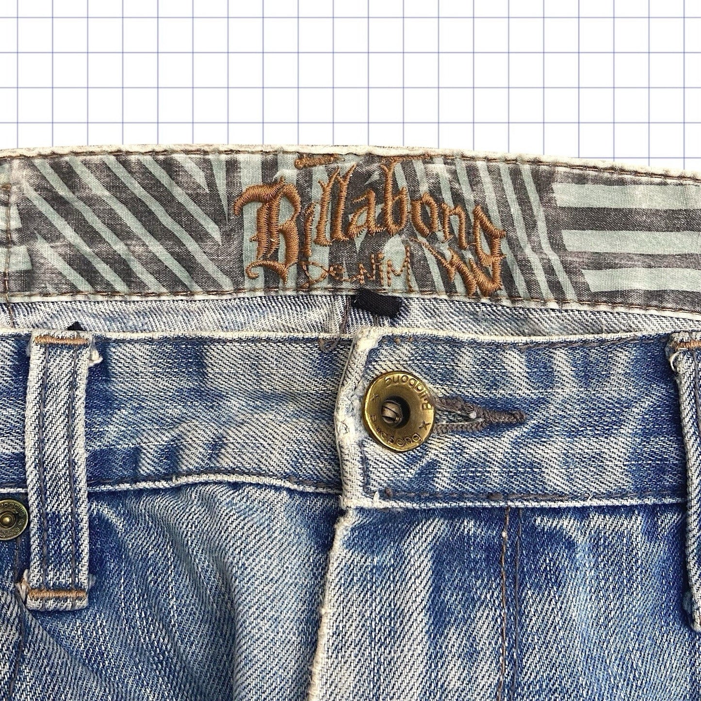 Calça jeans vintage Billabong - tamanho 32W