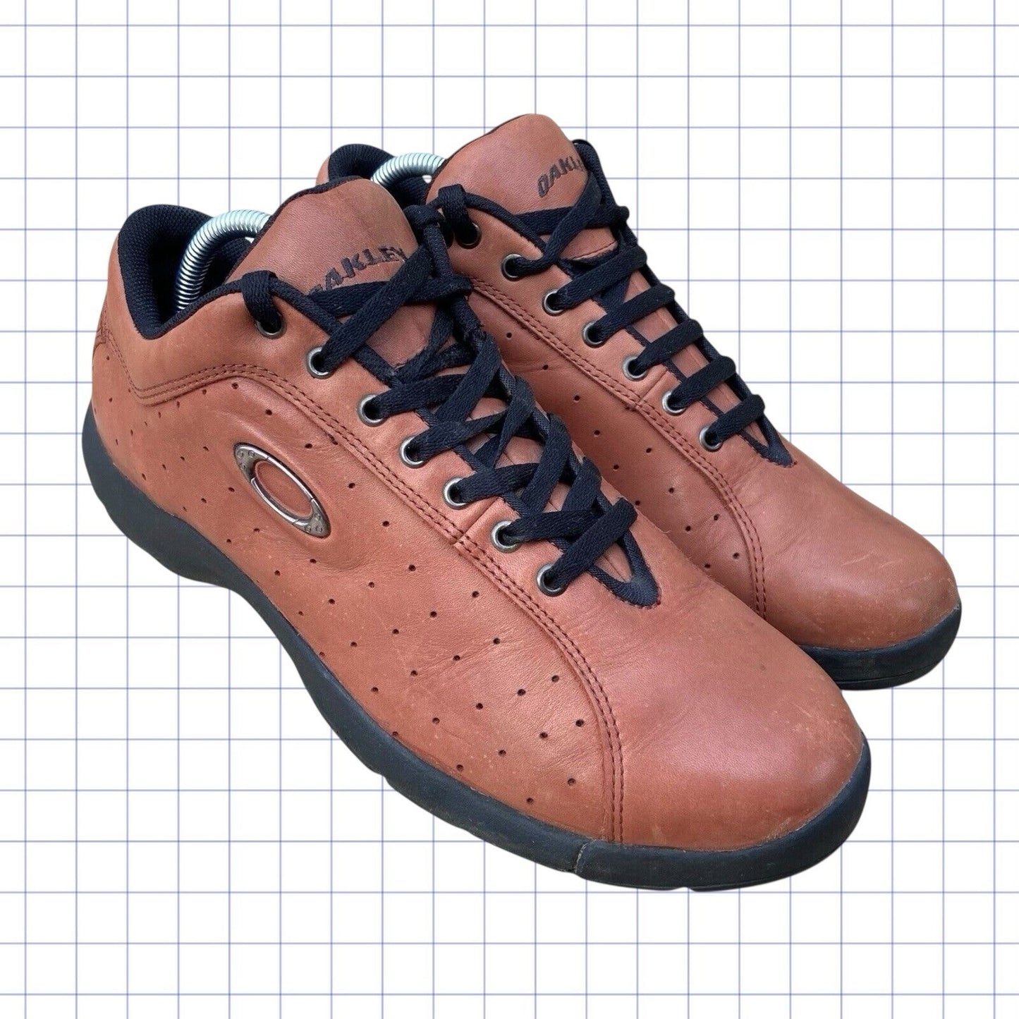 Vintage Oakley Leather Trainers - UK 9.5