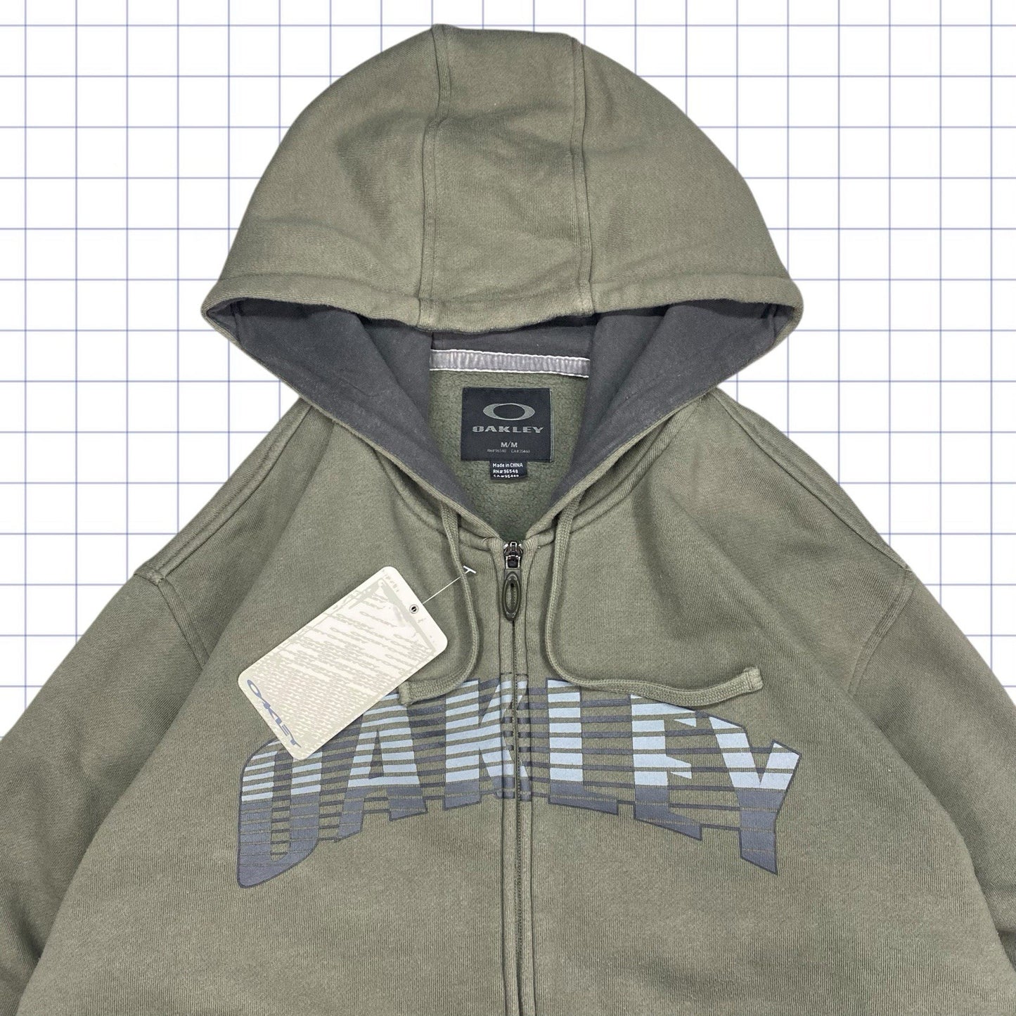 Vintage Oakley Spellout Hoodie - M/L