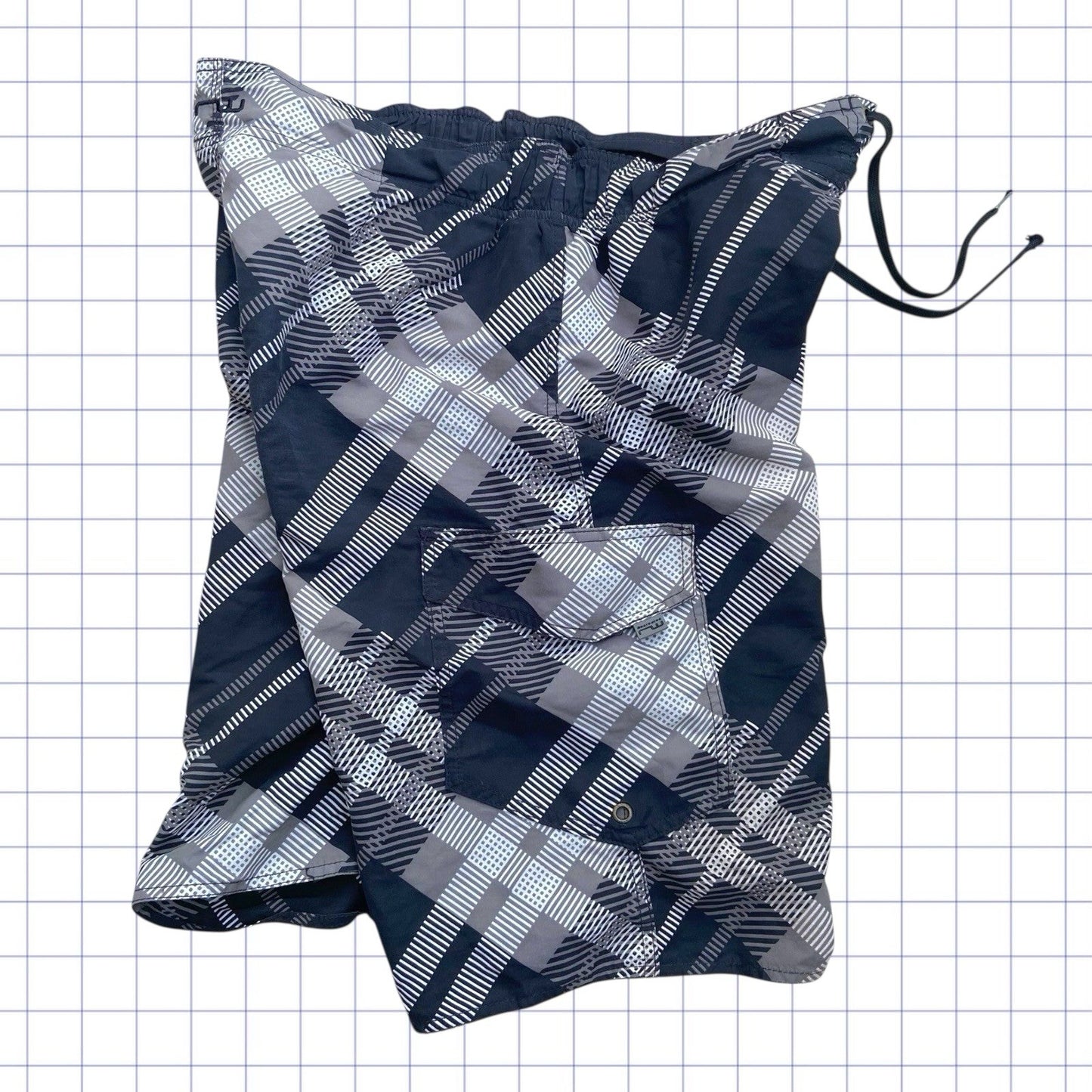 Vintage Quiksilver Style Patterned Board Shorts – 36W