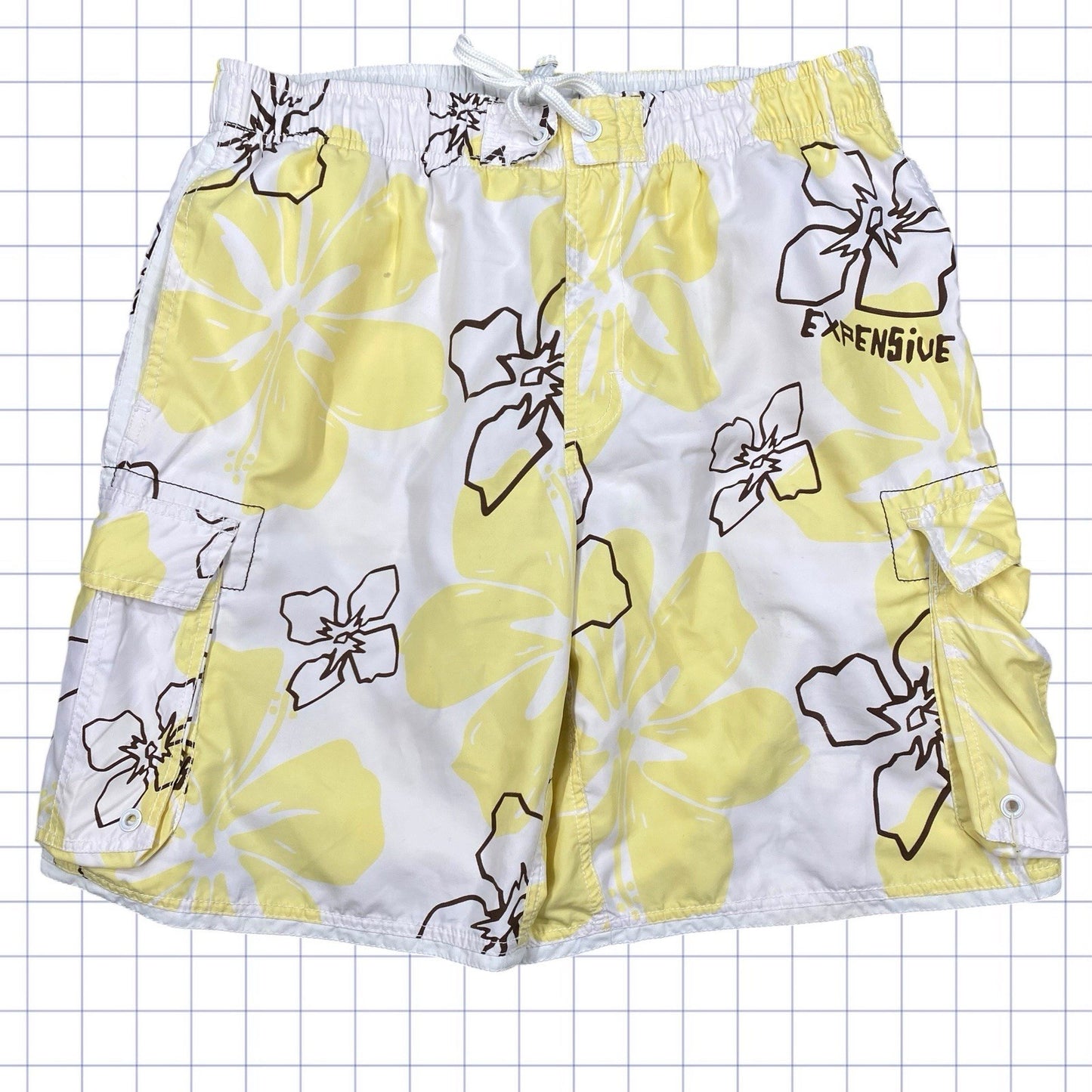 Y2K Flower Board Shorts - M