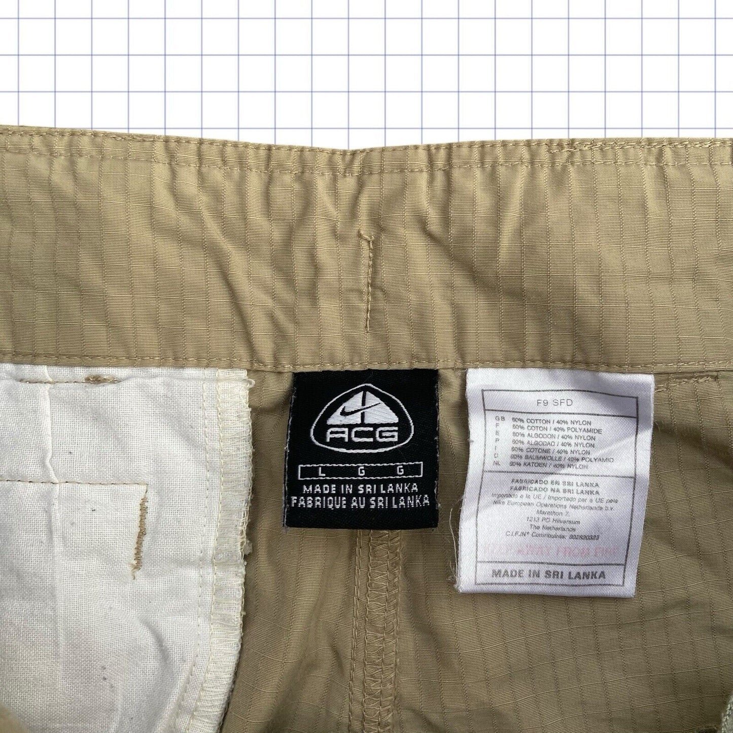 Vintage Nike Acg Combat Trousers - L