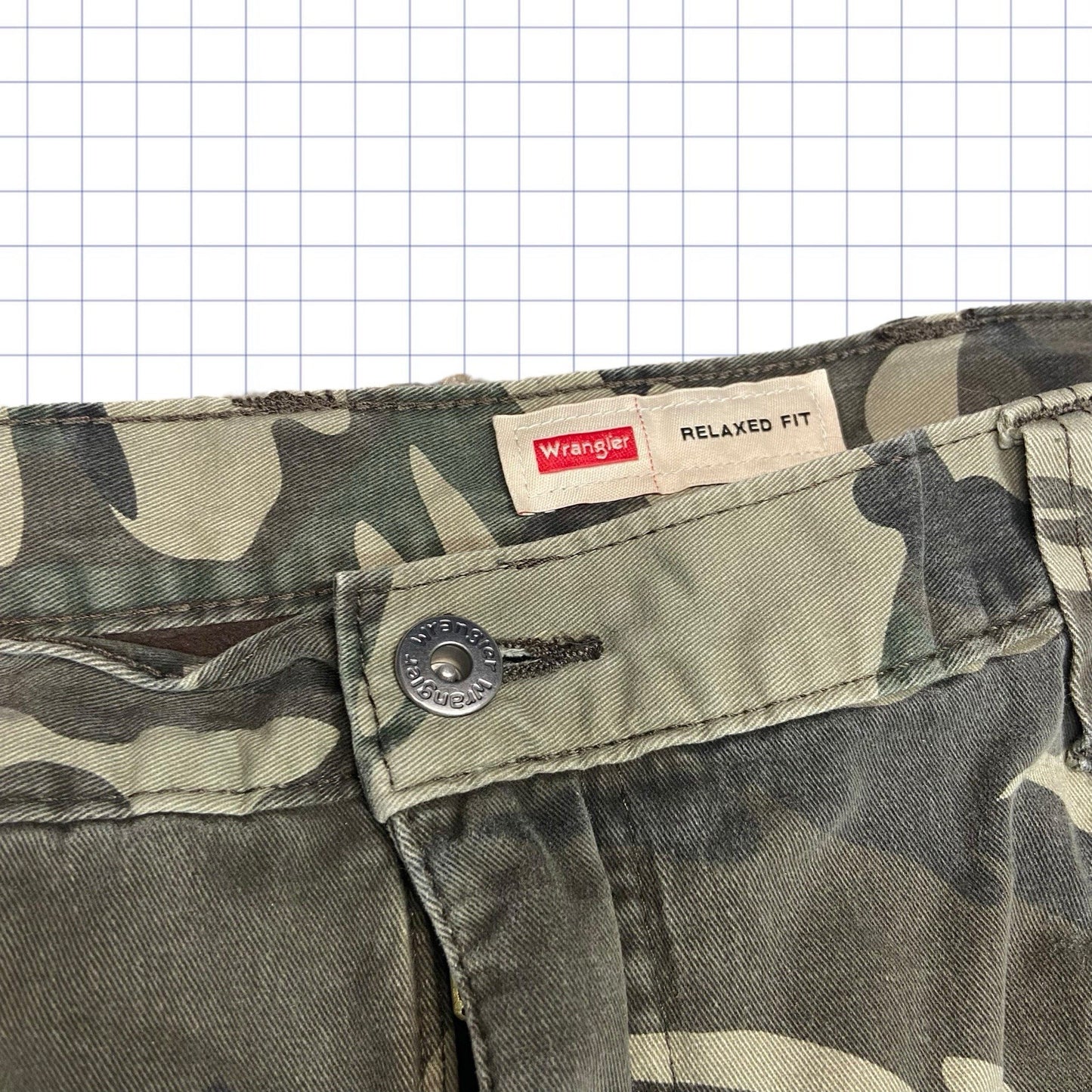 Vintage Wrangler Camo Trousers - 37W