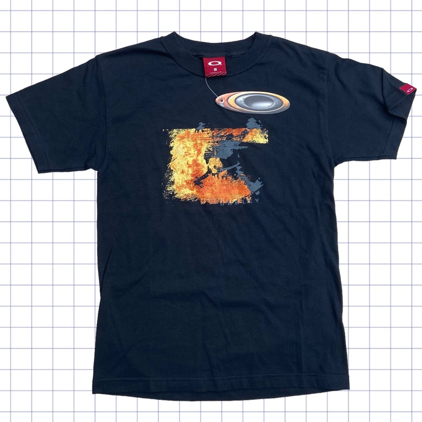 Vintage Oakley Software Skull Tshirt - S