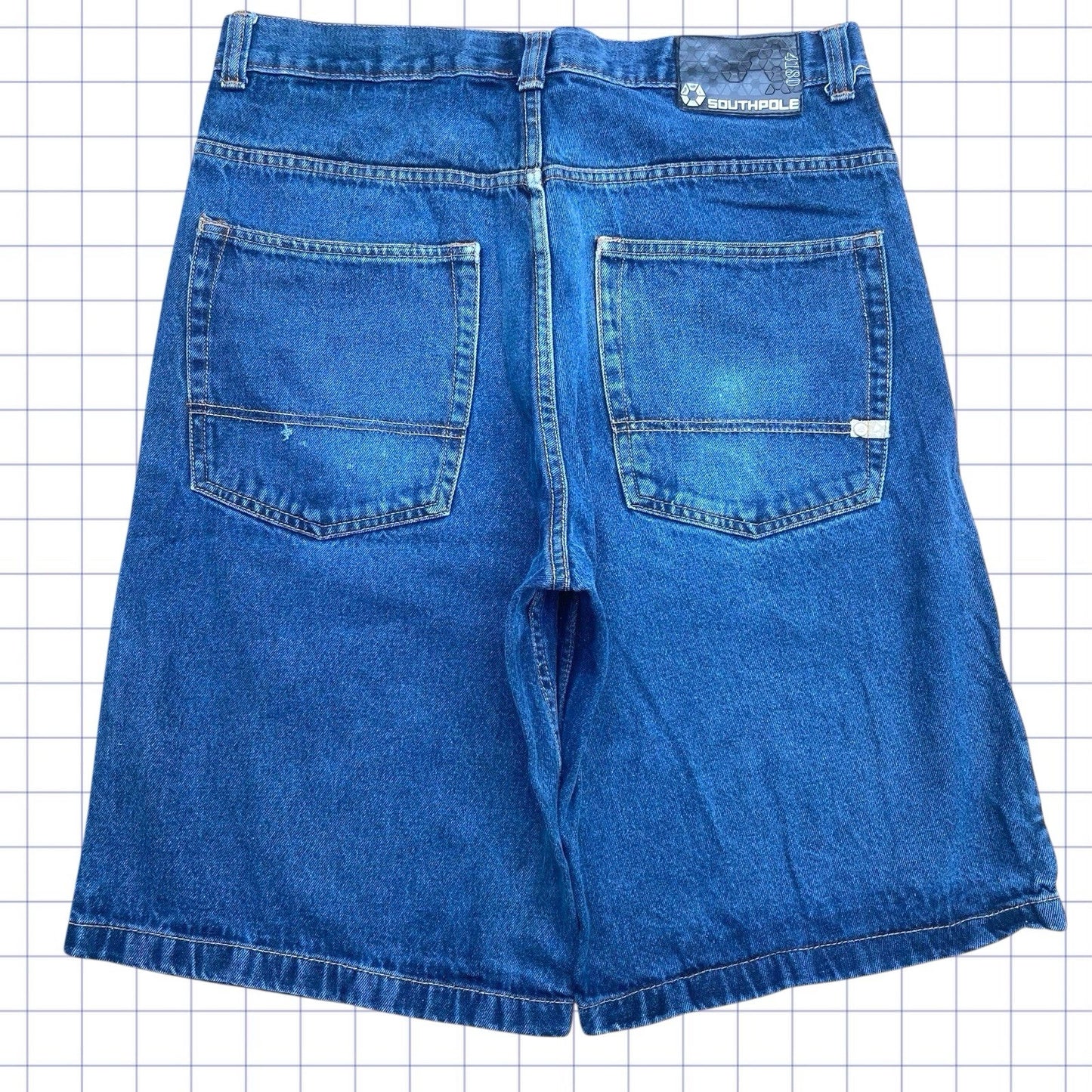 Y2K Southpole Yellow Tab Jorts - 36W