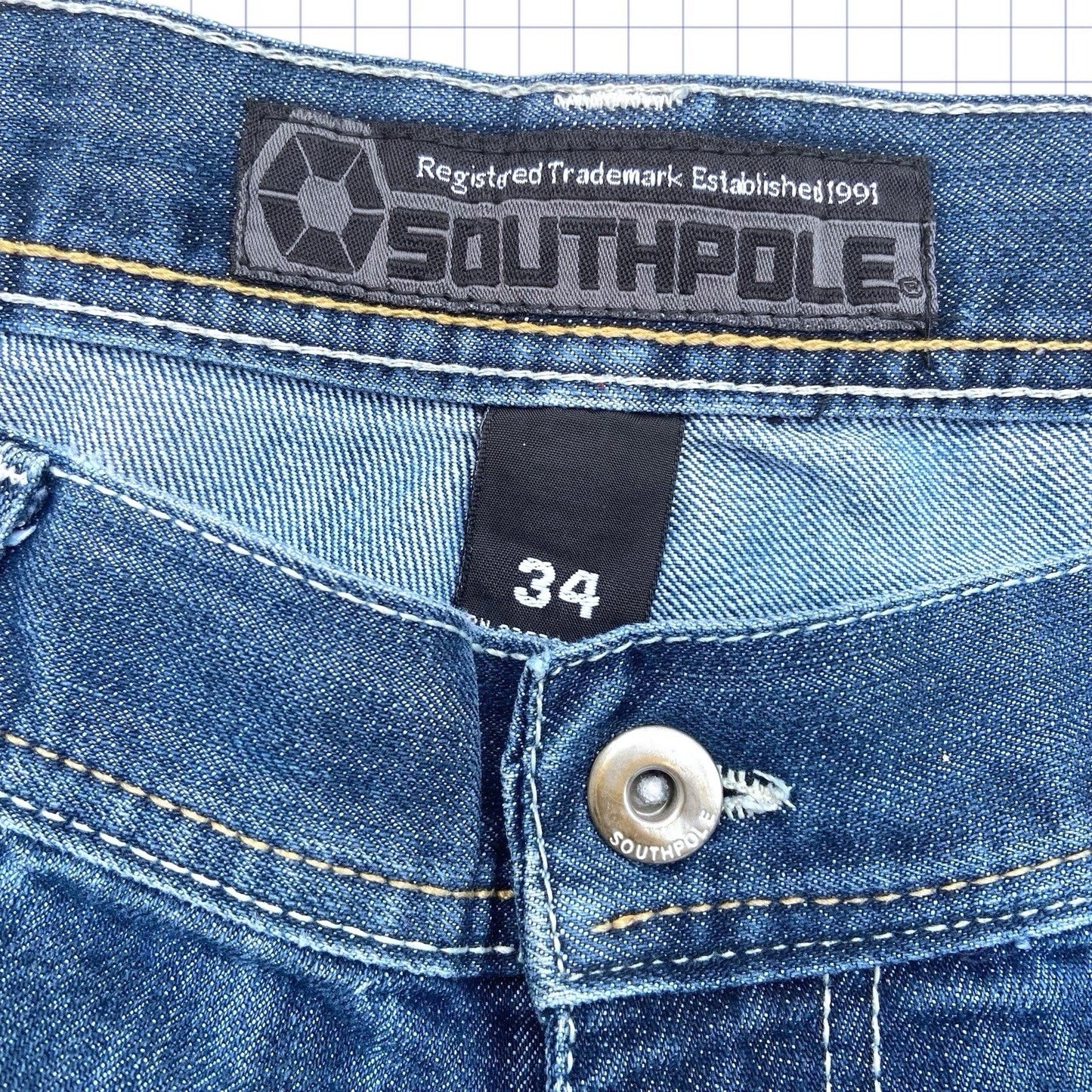 Vintage Southpole Red Label Jorts - 34W