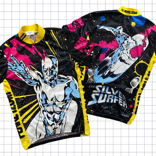 Vintage 1994 Silver Surfer Cycling Vest - M