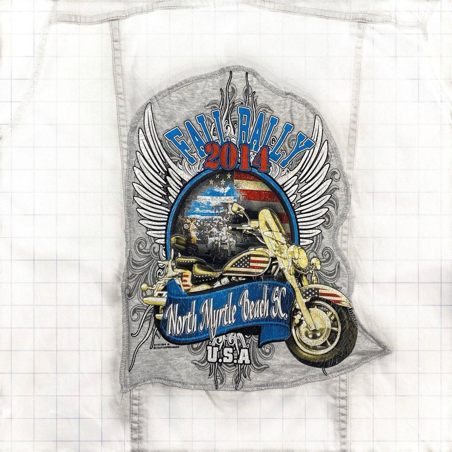 Vintage Rude Motorcycle Jacket - L