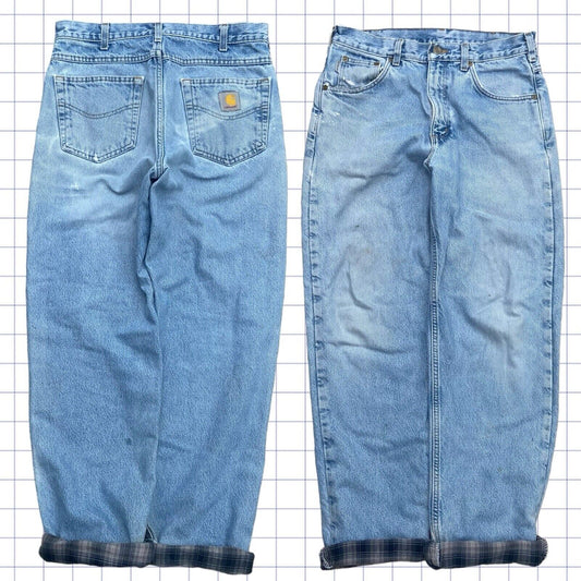 Vintage Carhartt Pleated Trousers - 32x32