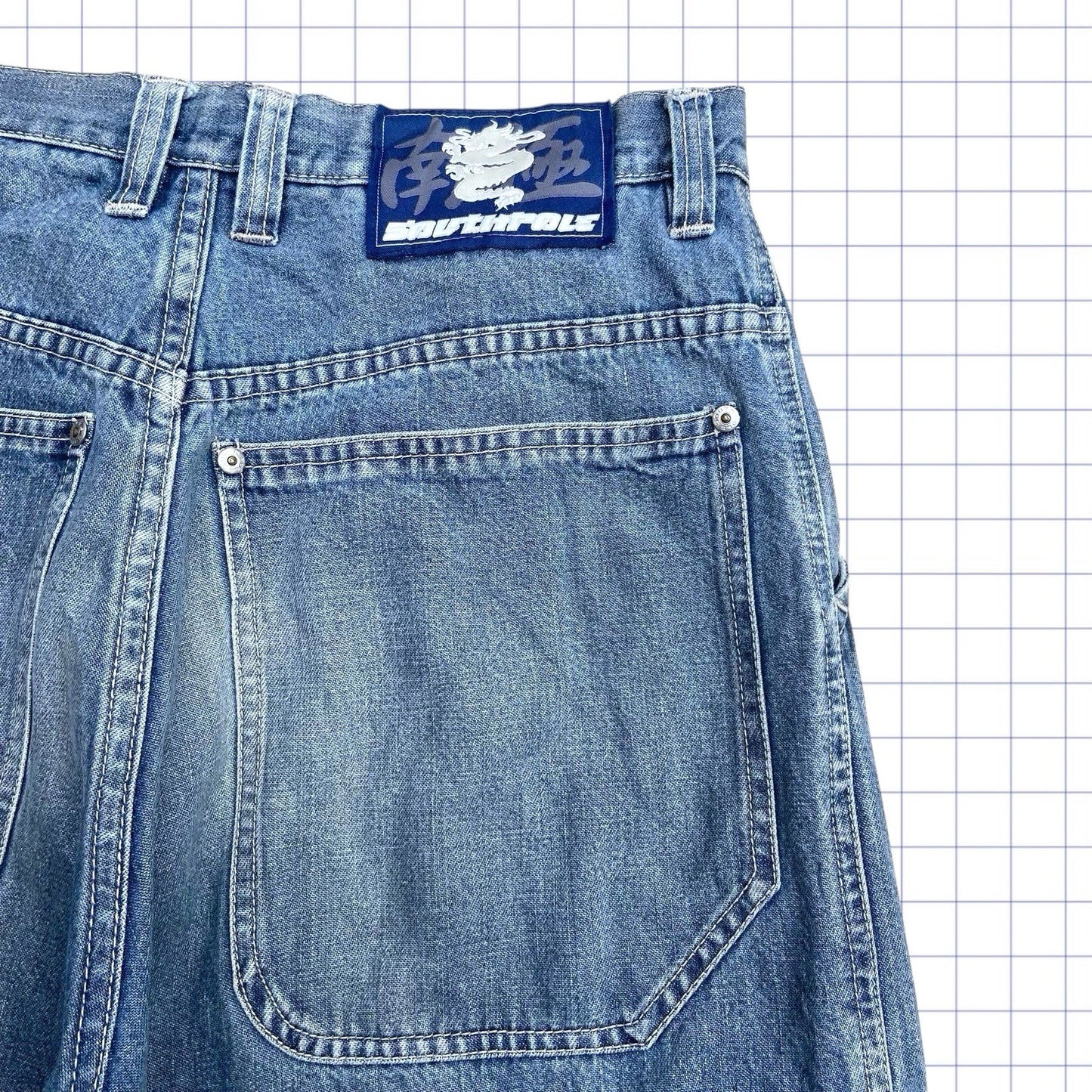 2000s South Pole Metallic Logo Jorts - 30W