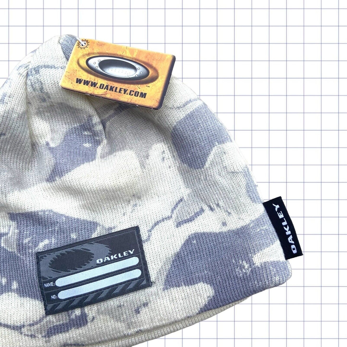 Oakley Software Deadstock Snow Camo Beanie